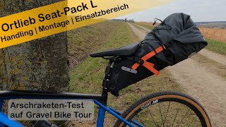 Ortlieb SeatPack im Test auf Gravel Bike Tour  Bikepacking Ausrüstung  Canyon Grail [upl. by Koa]