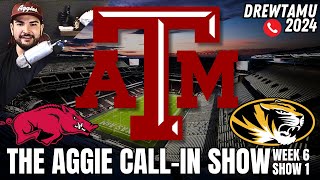 The Aggie Call In Show 2024  Post ArkansasPre Missouri Live Show [upl. by Telimay]