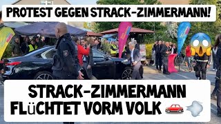 „Kriegstreiberin“ 😱 Buhrufe 🗣 Pfiffe amp PROTEST ⚡️gegen StrackZimmermann FDP Moers MASZ flüchtet 🚗💨 [upl. by Froh]