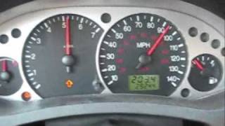 2005 Ford Focus ST 10 to 100 mph Acceleration Test [upl. by Aynotal407]