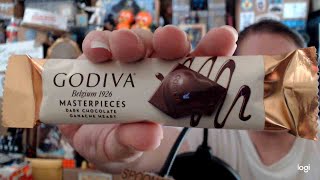 114 Godiva Masterpieces Dark Chocolate Ganache Heart [upl. by Nylidnarb]