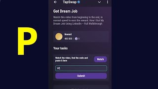 Got Dream Job  Tapswap Code  How I Got My Dream Job Using LinkedIn  Full Walkthrough [upl. by Wollis]