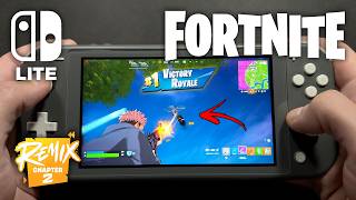 Fortnite on Nintendo Switch Lite 714 [upl. by Hsan]