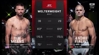 Tim Means vs Andre Fialho  Highlights before the match [upl. by Asha557]