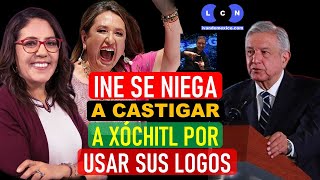 CONSEJEROS PRIANISTAS se niegan a sancionar a XÓCHITL GALVEZ por uso de insignia y siglas del INE [upl. by Yllim]