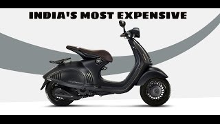 Piaggio Vespa 946 Emporio Armani  INDIAS MOST EXPENSIVE SCOOTER  NEWS [upl. by Kolb]