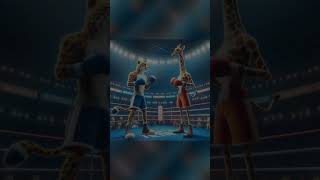 Part 1 Fight for Daddy Cheetah Sadnesss Revenge 🆚 Giraffe🦒 cat boxing revange shorts [upl. by Ssac]