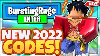 2022 ALL NEW SECRET OP CODES In Roblox One Piece Bursting Rage [upl. by Ahselrak]