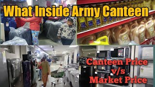 Army Canteen ll Army Canteen se kya kya milta hai ll Army Canteen Price Comparison jiyanshmomvlogs [upl. by Leonelle]