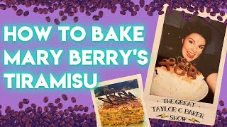 How to Bake Mary Berrys Tiramisu from The Great British Bake Off [upl. by Ardnola]