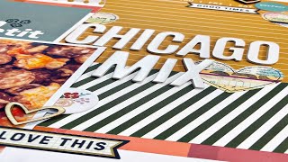 Scrapbooking Process Video Chicago Mix [upl. by Atenaz]