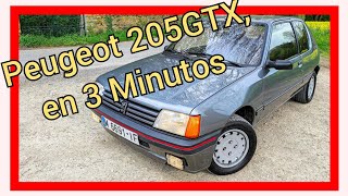 🏎️🏎️ Peugeot 205 GTX en 3 Minutos 🏎️🏎️ [upl. by Harmaning]