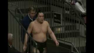 平成25年大相撲一月場所 賜杯並びに優勝旗返還式 2013 Sumo January [upl. by Tnecillim971]