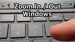 How to Zoom In  Out on Apps Chrome Windows 11  10 PC [upl. by Mapes]