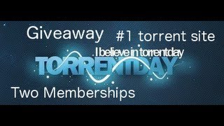 Two TorrentDay Membership Giveawayclosed [upl. by Taimi]