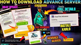 HOW TO DOWNLOAD FREE FIRE ADVANCE SERVER 2024 😱⚡  FREE FIRE ADVANCE SERVER KAISE DOWNLOAD KAREN [upl. by Nohs]