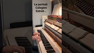 Le portrait Calogero  piano extrait calogero  leportrait [upl. by Aicilehp]