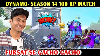 DYNAMO  SEASON 14 100 RP MATCH  PUBG MOBILE  BEST OF BEST [upl. by Marquis]