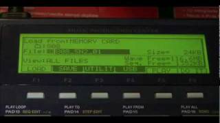 AKAI MPC1000 how to Save an Load [upl. by Nomahs]