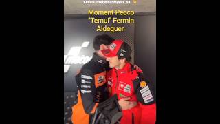 Moment Pecco quotTemuiquot Fermin Aldeguer di Garasi Ducati motogp shorts [upl. by Izy254]