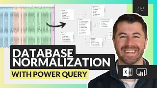 Database Normalization for Beginners  How to Normalize Data w Power Query full tutorial [upl. by Frey707]