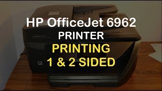 HP Officejet 6962 Printing review [upl. by Adnohsor]