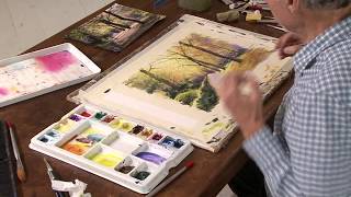 Welcome to Geoff Kersey Watercolour Landscape [upl. by Ynnad]