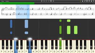 Rudimental  Feel The Love ft John Newman  Piano tutorial and cover Sheets  MIDI [upl. by Nhguahs291]