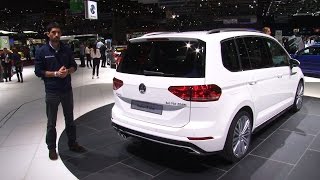 Volkswagen Touran perché monovolume  Salone di Ginevra 2015 [upl. by Laefar]