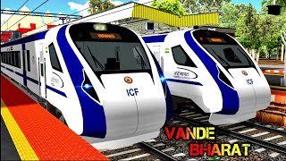 VANDE BHARAT EXPRESS JOURNEY IN MSTS  Train18 IRTS [upl. by Lelah]