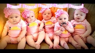 First AllGirl Quintuplets Appear on GMA [upl. by Anhaj456]