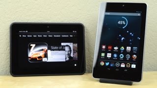 Review Kindle Fire HD vs Nexus 7 [upl. by Kire]