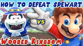 How to Beat Boss Spewart in Wooded Kingdom  Boss Fight  Super Mario Odyssey  Lets Go [upl. by Millicent]