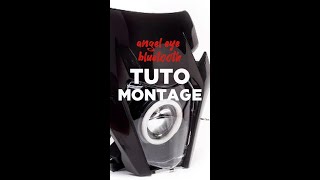 Tuto montage plaque phare Angel Eye multicolore Bluetooth TERZO [upl. by Lennon88]