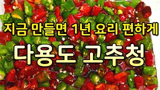 고추청 다용도로 활용 가능 [upl. by Jepum]