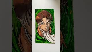 горжусь этим рисунком art artist painting mural music sketch levi aot anime crush [upl. by Eatnhoj]