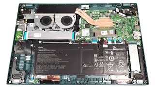 🛠️ How to open Acer Aspire Vero 15 AV1553P  disassembly and upgrade options [upl. by Adekram953]