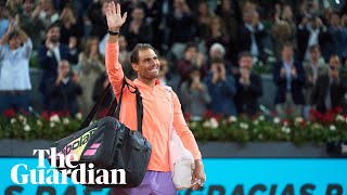 Rafael Nadal bids emotional farewell to Madrid Open [upl. by Maguire]