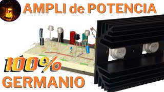 AMPLIFICADOR de potencia 100 GERMANIO [upl. by Eartnoed]