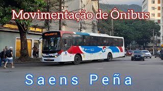 Movimentação de Ônibus 9 Praça Saens Peña 31102024 [upl. by Jacinto]