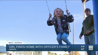 Kingman officer adopts girl after case of abuse [upl. by Bailar918]