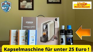 Cremesso Compact One II  Netto Kaffeekapselmaschine  Capsule System [upl. by Trovillion]