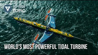 Orbital Marine Power  World’s Most Powerful Tidal Turbine  Ocean Wave Energy Converter ▶ 1 [upl. by Frolick]