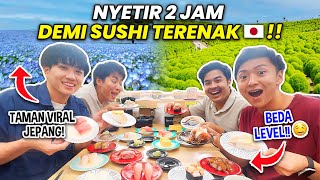 NYETIR 2 JAM DEMI SUSHI TERENAK DI JEPANG  TAMAN VIRAL DI JEPANG  WASEDABOYS JAPAN VLOG [upl. by Atel]