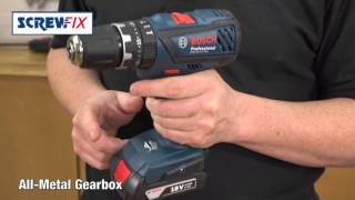 Bosch GSB182LI Plus 18V 15Ah LiIon Cordless Combi Drill  Screwfix [upl. by Leon596]