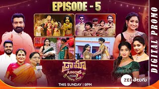 Drama Juniors 7 Happy Days  Episode 5 Full Promo  This Sunday 9 PM  Zee Telugu [upl. by Cavanagh]