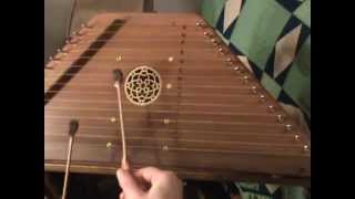 Greensleeves  hammered psaltery [upl. by Rodrique]