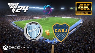 EA FC 24  Godoy Cruz vs Boca Juniors  Liga Argentina  Next Gen  Series X 4K 60FPS [upl. by Ameekahs]