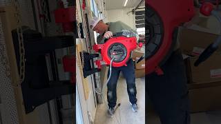 Installing the new ​⁠einhellcanada cordless water hose reel in the shop [upl. by Midge740]