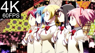 Nightmare Battle   Madoka Magica Rebellion History 4K 60FPS [upl. by Alohs660]